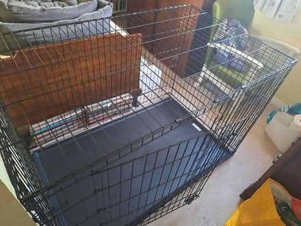 Photo of free Large folding dog crate nearly new (EH6 Leith) #1
