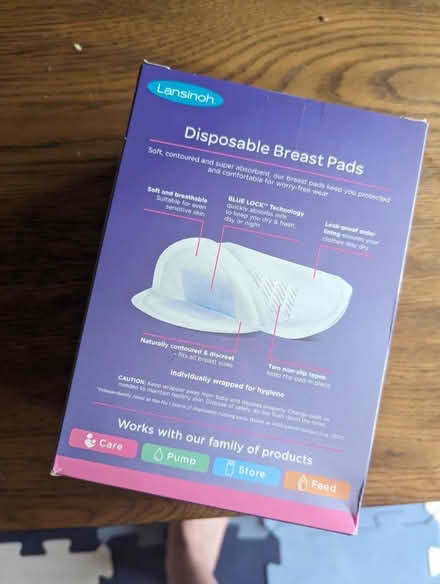 Photo of free Unopened box of breast pads (BN7) #1