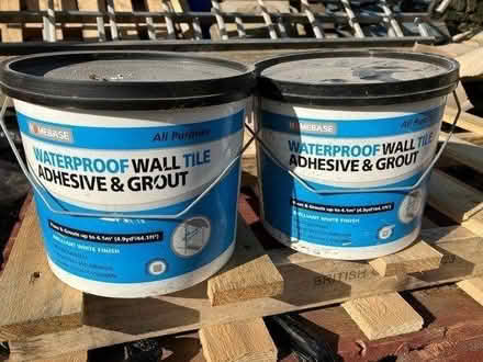 Photo of free Wall tile adhesive & grout (Pateley Bridge (HG3)) #1