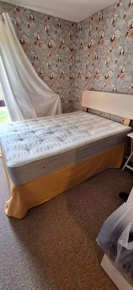 Photo of free Double bed with mattress and headboard (Barnard's Green WR14) #4
