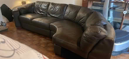 Photo of free Leather sofa (Guildford) #1