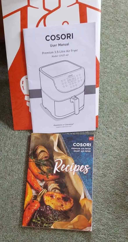 Photo of free Manual and recipe book for Corsori airfryer (Forest Green GL6) #1