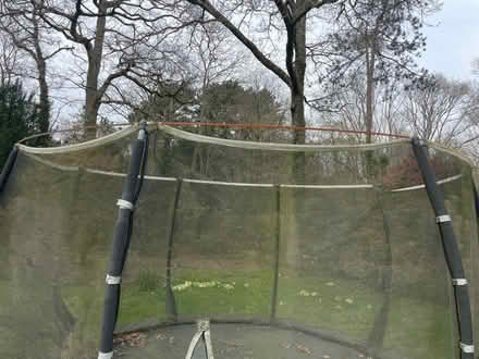 Photo of free 12ft trampoline (weathered) (Fishers Pond SO50) #1