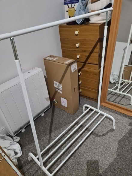 Photo of free Clothes rack (Bedford) #1