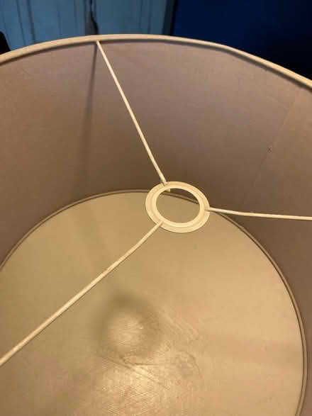 Photo of free Pendant drum lampshade with fittings (Bower Hinton TA12) #2