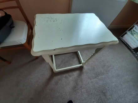 Photo of free Small but tall table, very solid antique (Fareham PO13) #1