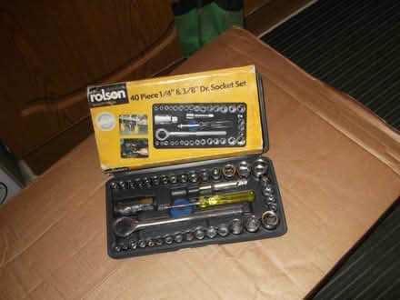 Photo of free Rolson 40 piece socket set - unused (Walton) #1
