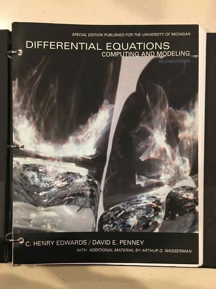 Photo of free Differential Equations book (Ashley) #1