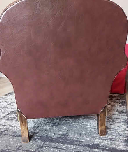 Photo of free Antique 1920s/1930s Naugahyde Club Chair armchair (Berrylands KT5) #4