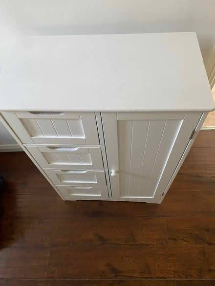 Photo of free White bathroom cupboard (Malmesbury SN16) #1