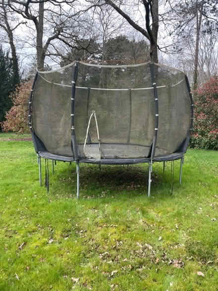 Photo of free 12ft trampoline (weathered) (Fishers Pond SO50) #2
