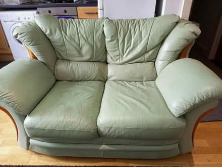 Photo of free Leather Sofa (Drayton, Cosham) #4