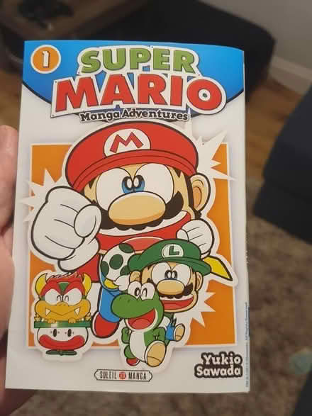 Photo of free French Mario manga story book (Walthamstow) #1