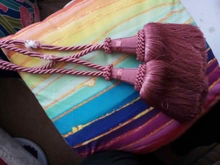 Photo of free Pair of Large Tassel Curtain Tiebacks (Church End MK43) #1