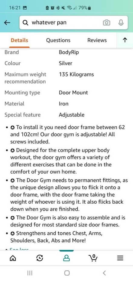 Photo of free Chin up bar (Walthamstow) #4