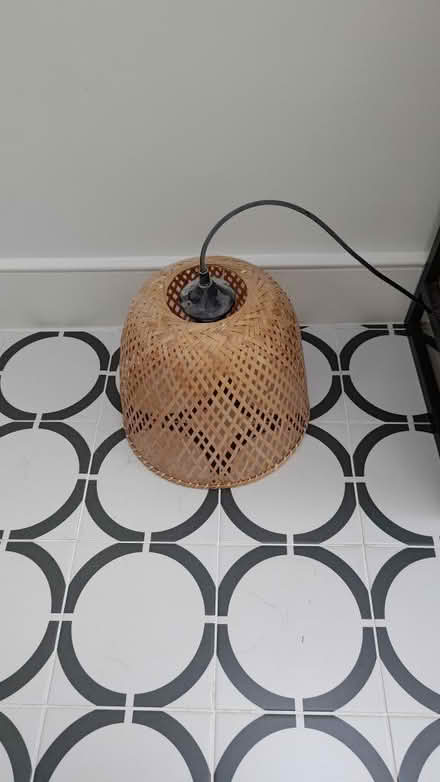Photo of free Rattan lampshade Inc pendant (SE24) #1