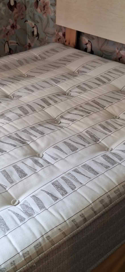 Photo of free Double bed with mattress and headboard (Barnard's Green WR14) #3