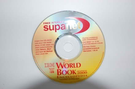 Photo of free World Book Encyclopedia CD. (Polesworth B78) #1