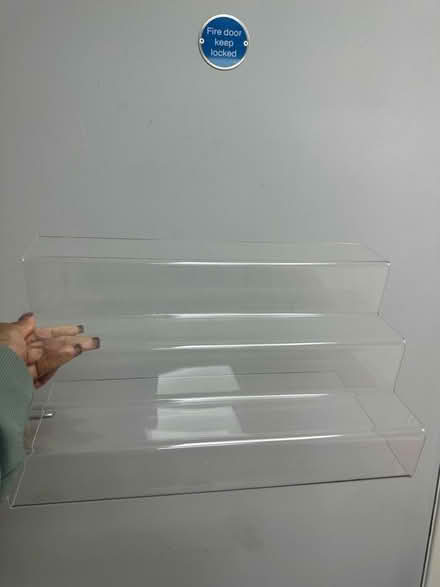 Photo of free Two tier clear acrylic stand (SE14) #1