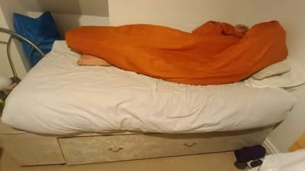 Photo of free Single bed with drawers and mattress (Richmond S13) #1