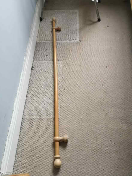 Photo of free Light coloured wooden curtain pole (Lower Walkley S6) #1