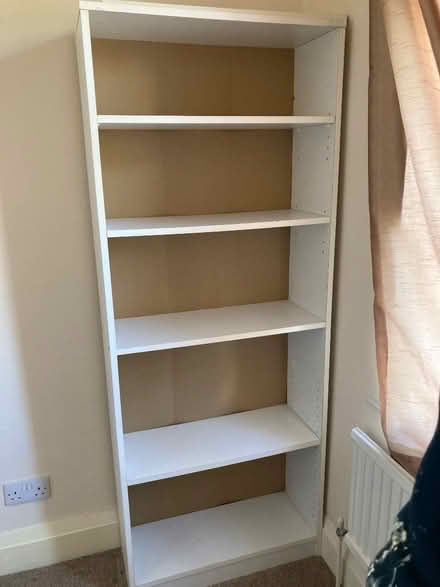 Photo of free White bookcase (Greenhill S8) #1