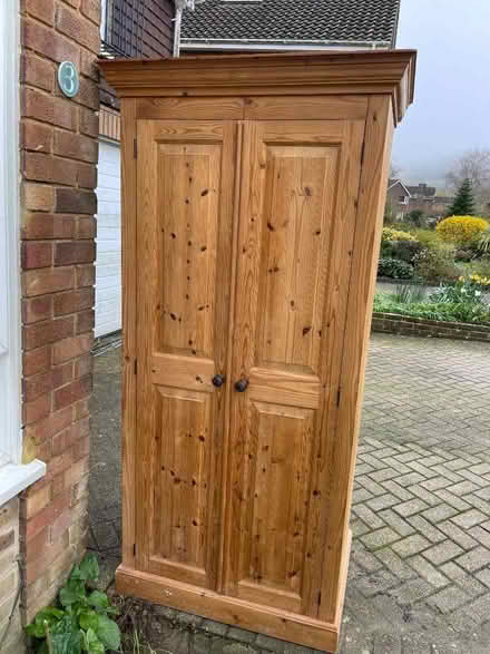 Photo of free Pine Wardrobe (Kingston Near Lewes BN7) #1