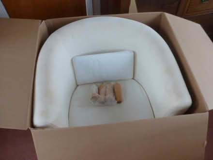 Photo of free Ikea Tullsta tub chair (needs attention) (Datchet SL3) #1