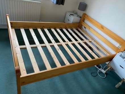 Photo of free Pine double bed frame (Beaconsfield HP9) #4