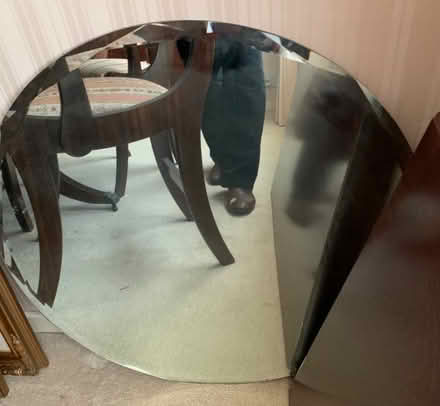 Photo of free Round mirror with bevelled edges. (Southport PR8) #1