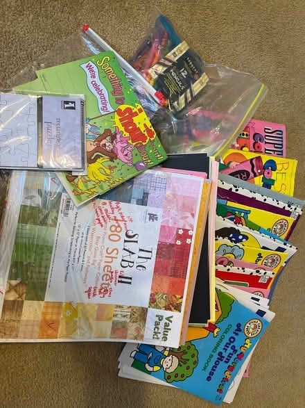 Photo of free Coloring books, craft paper, etc (Plano) #1