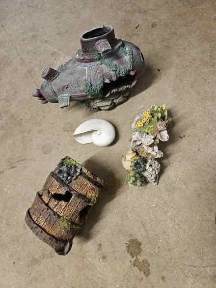 Photo of free Fish tank ornaments (Liphook GU30) #1