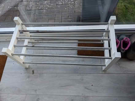 Photo of free Shoe rack - sturdy but rusted (Buckstone EH10) #2