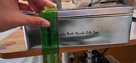 Photo of free Big flat tin from Bath bomb set (Downham BR1) #2