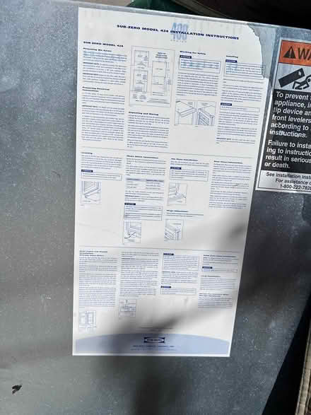Photo of free Subzero Wine Fridge - Model 424 (Near 85/Fremont) #2