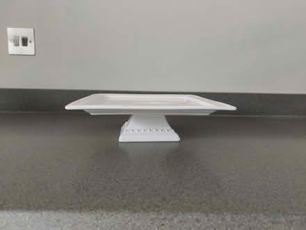 Photo of free White Cake Plate (Rowlands Castle PO9) #3
