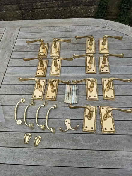Photo of free Brass internal door handles (Wotton-u-Edge GL12) #2