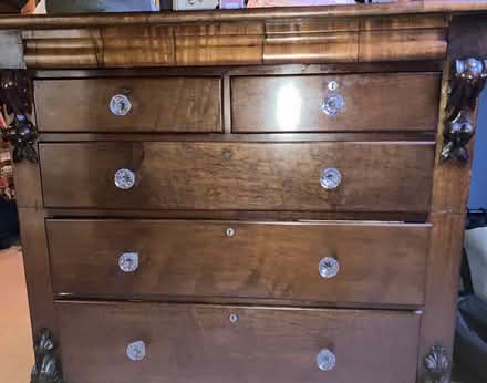 Photo of free Large Wooden Chest of Drawers (HX1 (town centre).) #1