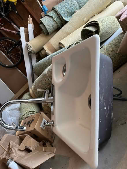 Photo of free Kitchen sink, faucet, disposal (Northeast Ann Arbor) #3