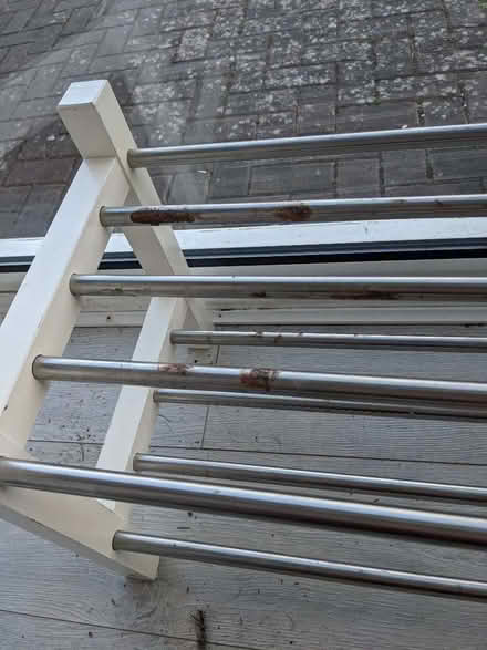 Photo of free Shoe rack - sturdy but rusted (Buckstone EH10) #1
