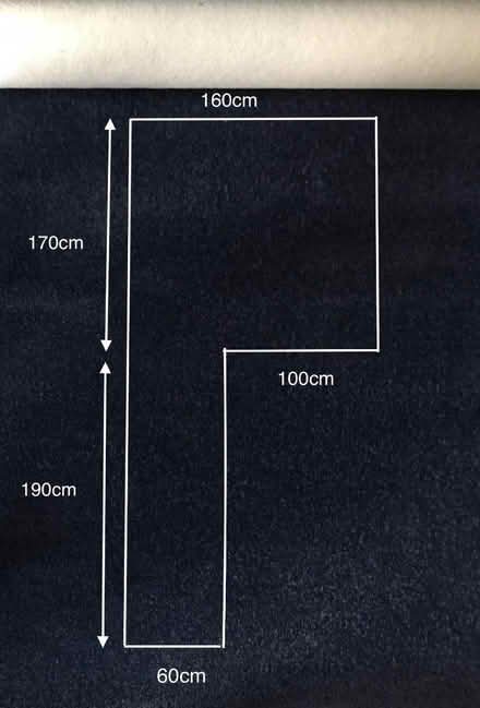 Photo of free Carpet remnant- Navy blue (GU11) #1