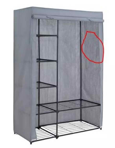Photo of free Metal frame Argos wardrobe (Woodford IG8) #2