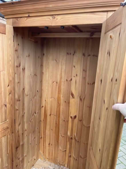 Photo of free Pine Wardrobe (Kingston Near Lewes BN7) #2