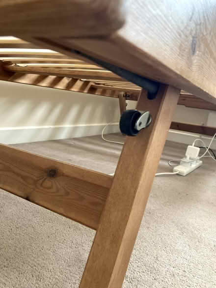 Photo of free Single wooden bed frame (Caldecott OX14) #3