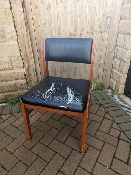 Photo of free 1970's wooden office chair (Matlock - DE4) #1
