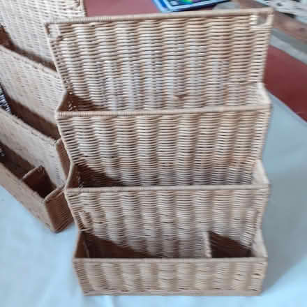 Photo of free Wicker woven letter racks x 2 (GU3 Compton) #3