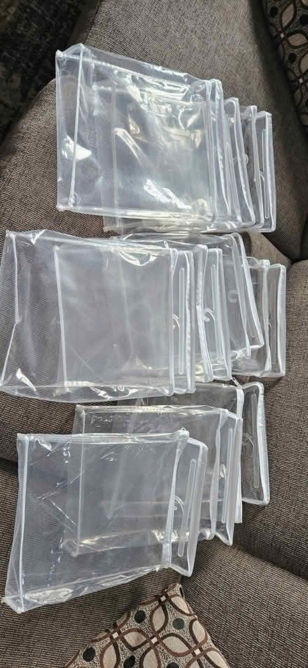 Photo of free 14 Zippered plastic bags (Highlands, NJ) #1