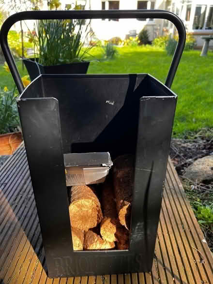 Photo of free Metal fire side log holder (Deans grange) #1