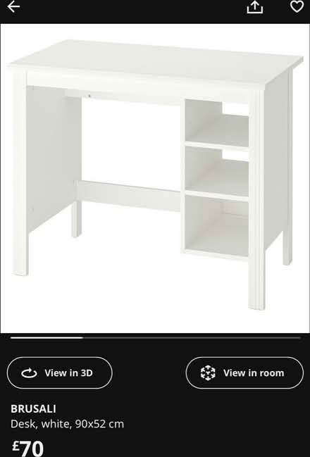 Photo of free Brusali ikea desk (St Thomas, Exeter, EX4) #1