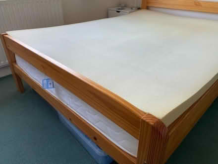 Photo of free Pine double bed frame (Beaconsfield HP9) #1